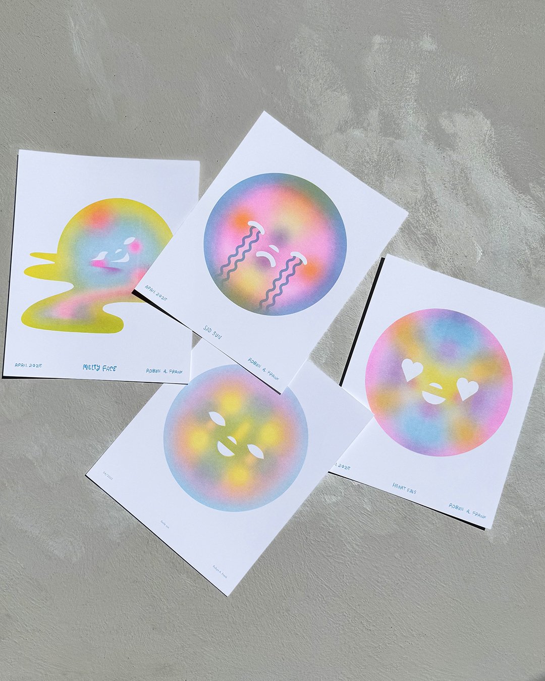 Face prints - all designs — Robyn A. Frank